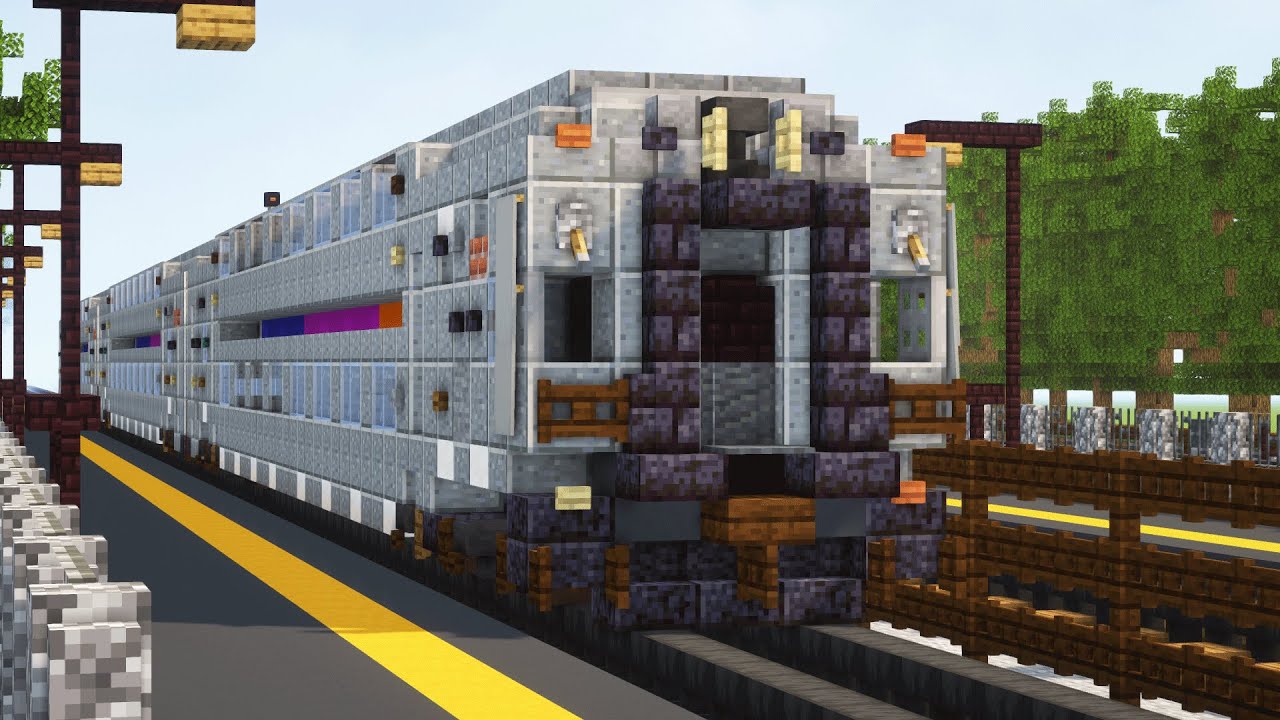 Minecraft NJ Transit Bombardier Multilevel Coach Tutorial