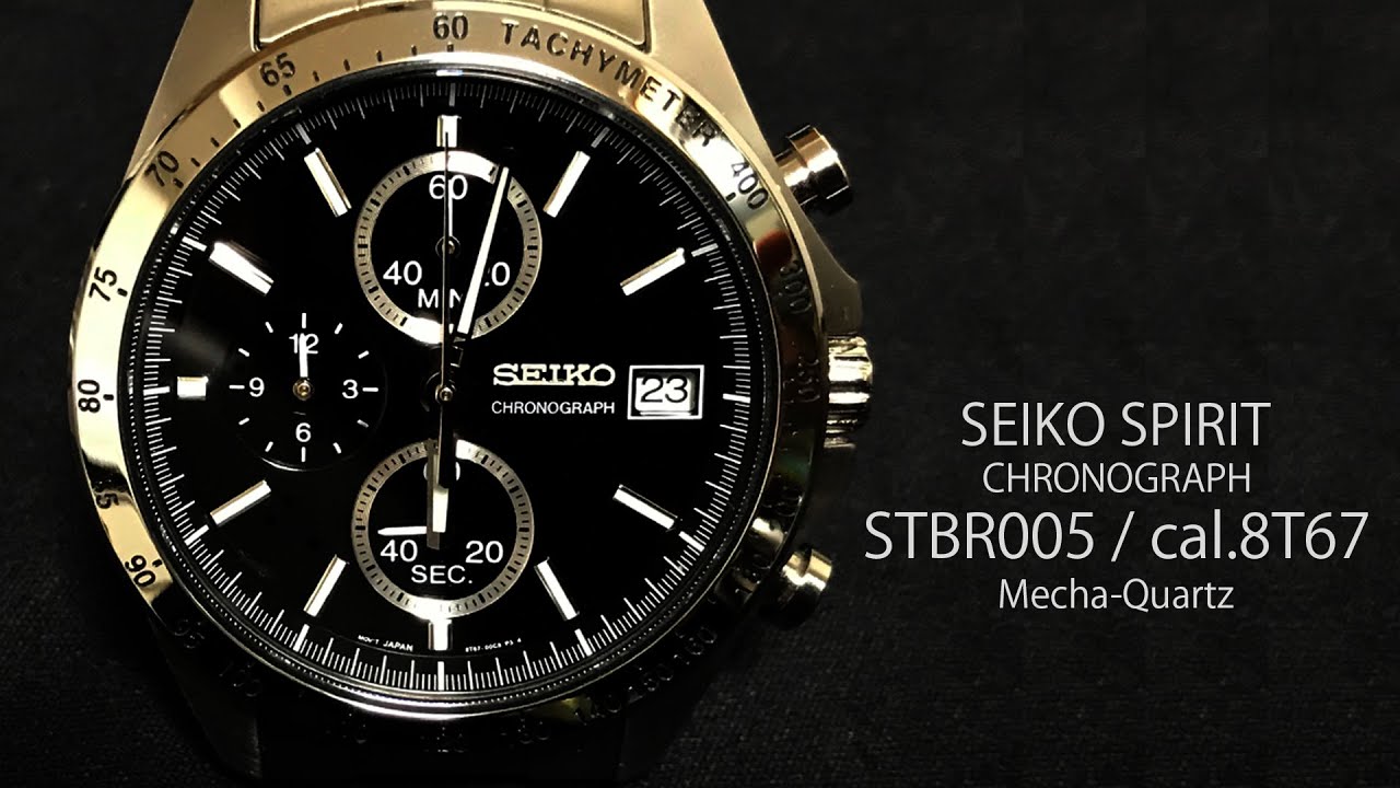 SEIKO SPIRIT STBR005 / cal.8T67 Mecha-Quartz Chronograph