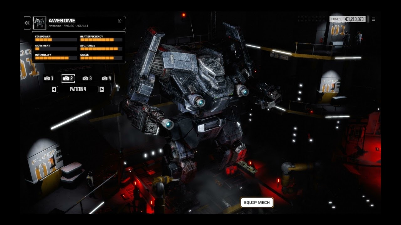 BATTLETECH - Mech Bay ambience comm chat 2hr47m