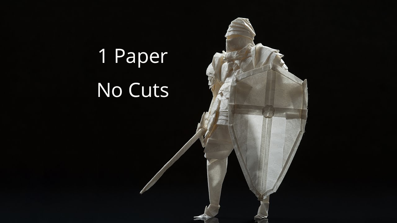 Folding Medieval Knight | 4K Origami Time-Lapse