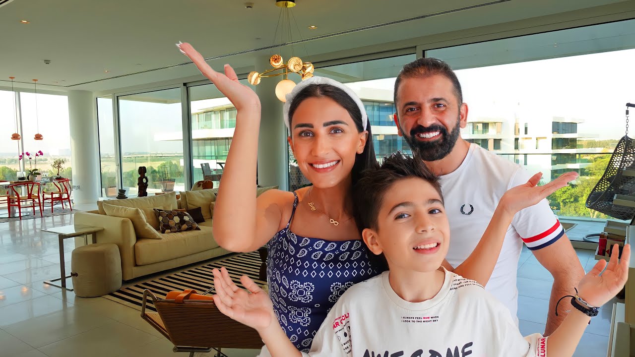 جولة في بيتنا المؤقت ب دبي 🏡🇦🇪
