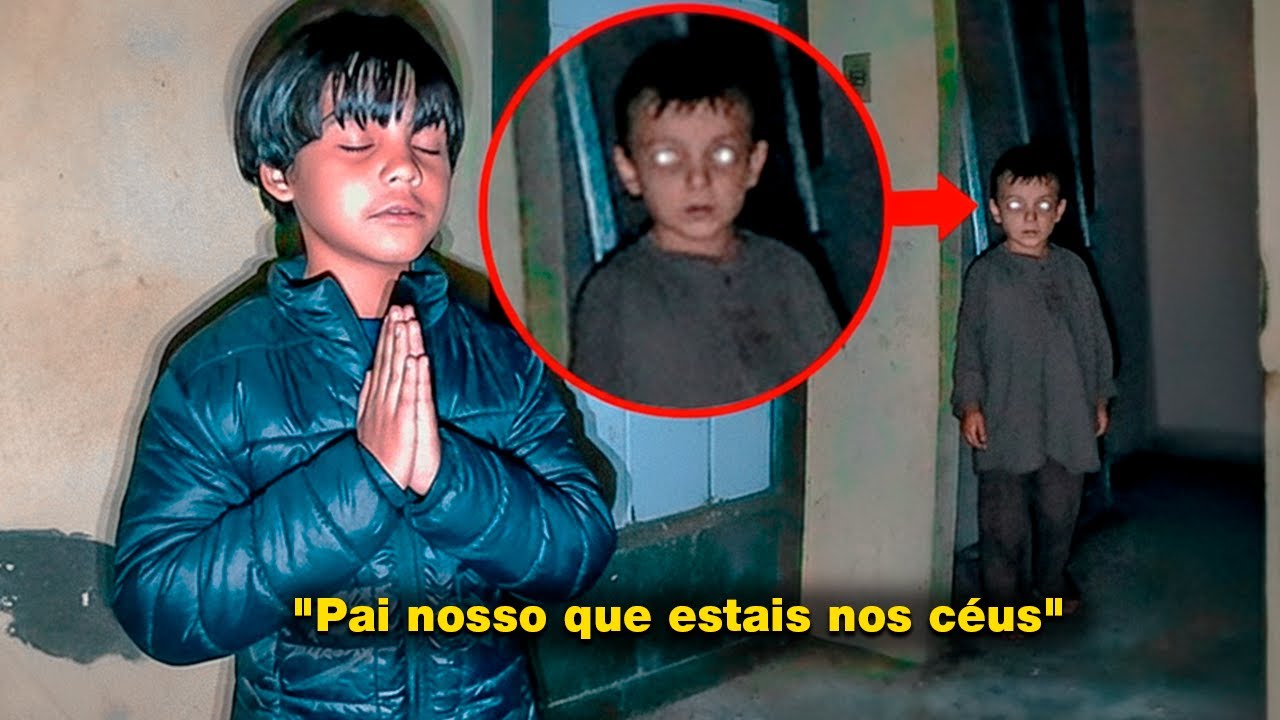 MENINO REZA PARA ESPIRITO DE CRIAN&Ccedil;A NA CASA ABANDONADA!