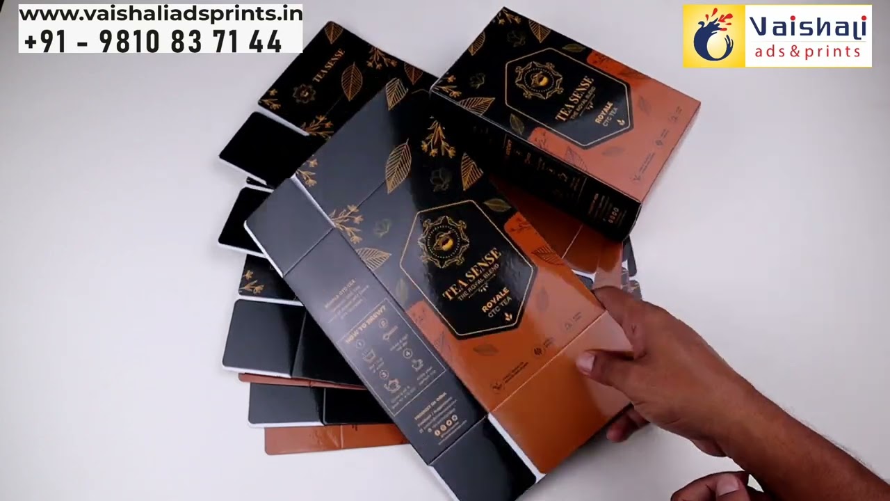 Tea Packaging Box (500 gm)