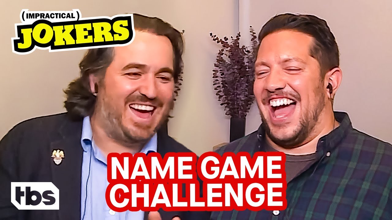 Murr, Q, and Sal Can&rsquo;t Keep It Together During the Name Game Challenge | Impractical Jokers | TBS