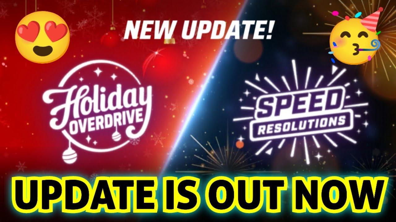 NEW UPDATE is OUT NOW 🔥 | HOLIDAY OVERDRIVE | SPEED RESOLUTIONS | Asphalt Legends