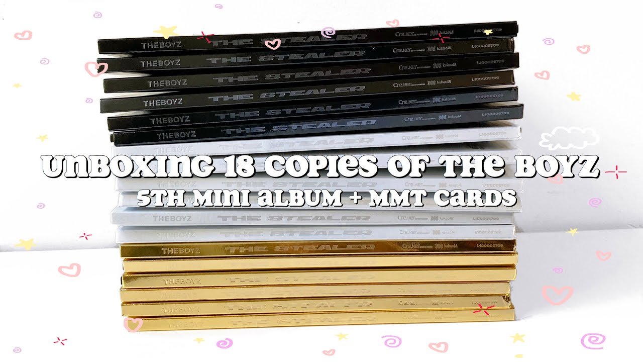 ✨ UNBOXING 18 COPIES OF THE BOYZ ALBUM | THE BOYZ 5TH MINI ALBUM ✨