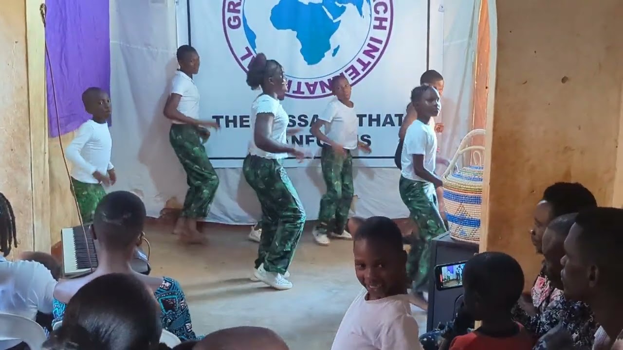 Grace dancers ministering to the saints 