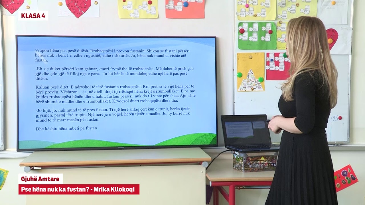 4423 Klasa 4 Gjuhë Amtare - Pse hëna nuk ka fustan