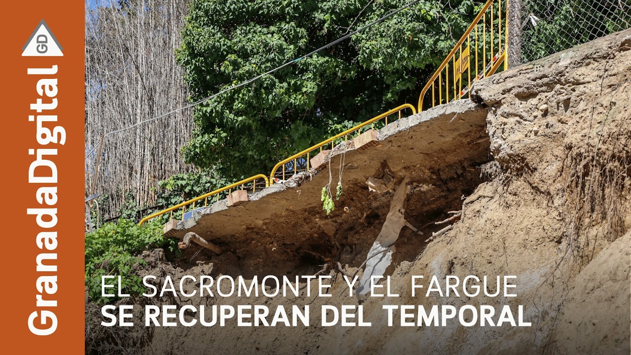 El Sacromonte y El Fargue se recuperan de la peor cara del temporal