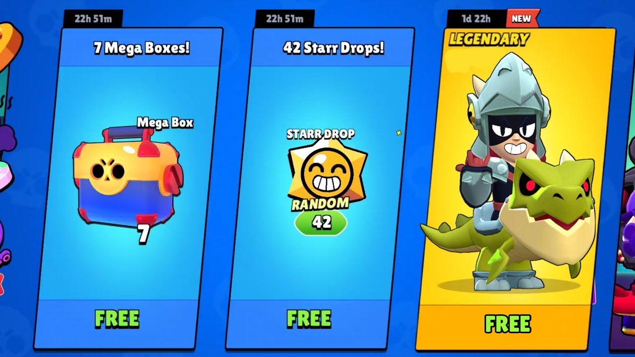 *LUCKY* 7 Mega Boxes & 42 Starr Drops | Brawl Stars