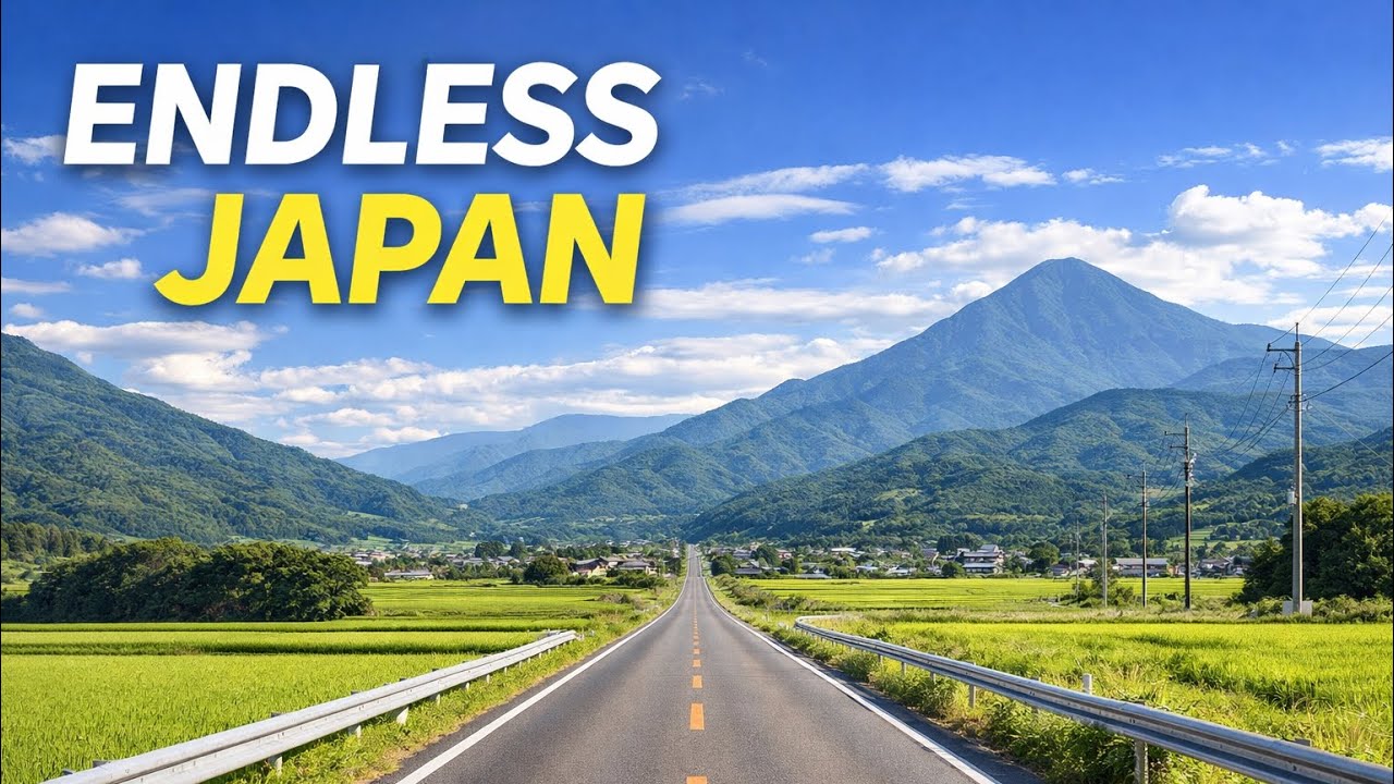 A Typical Rural Town in Japan 🇯🇵 | Drive from Komagane to Iida | Nagano 4K | No Talking