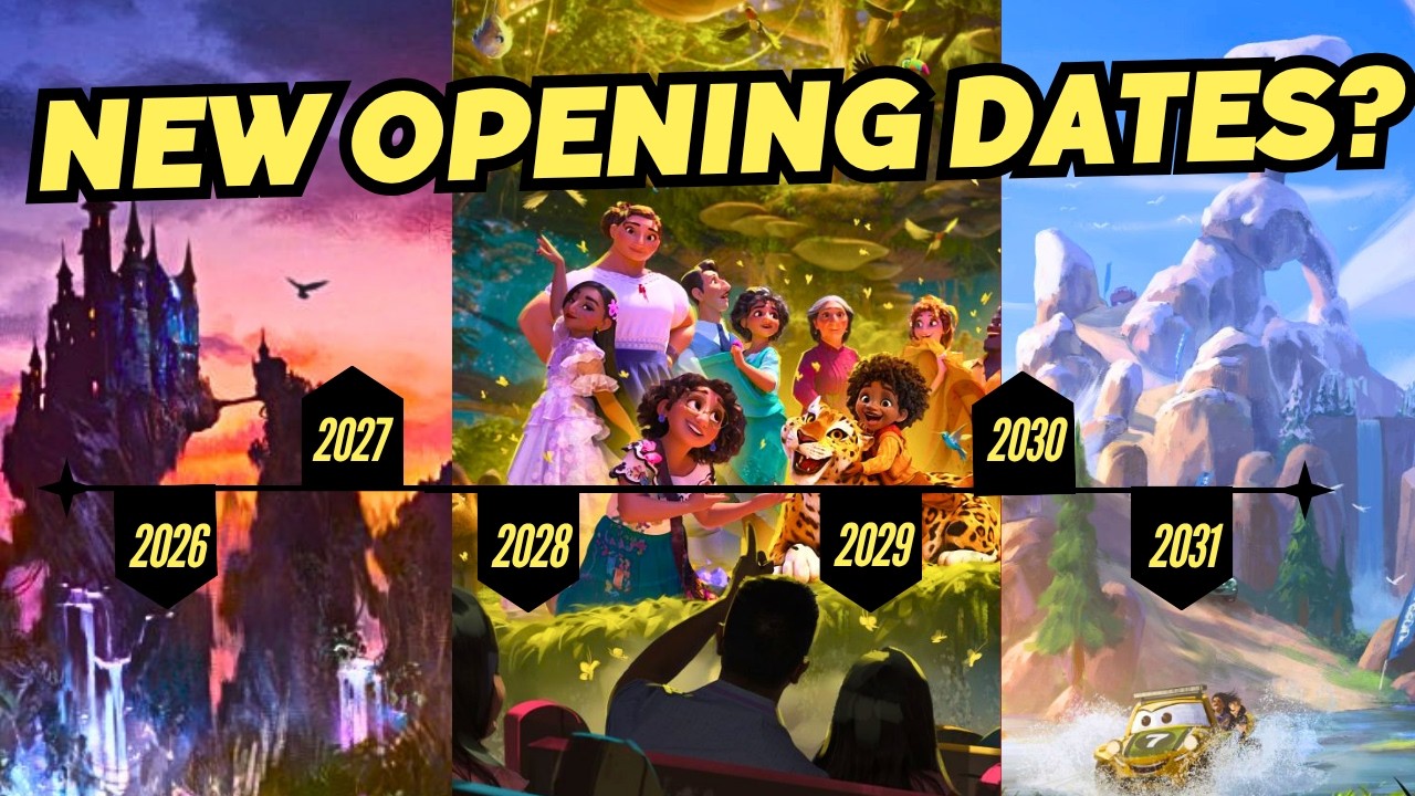 НОВЫЕ даты открытия в Disney World и Disneyland на 2026&ndash;2031 годы | Слухи об &laquo;Энканто&raquo;, Земле зло...