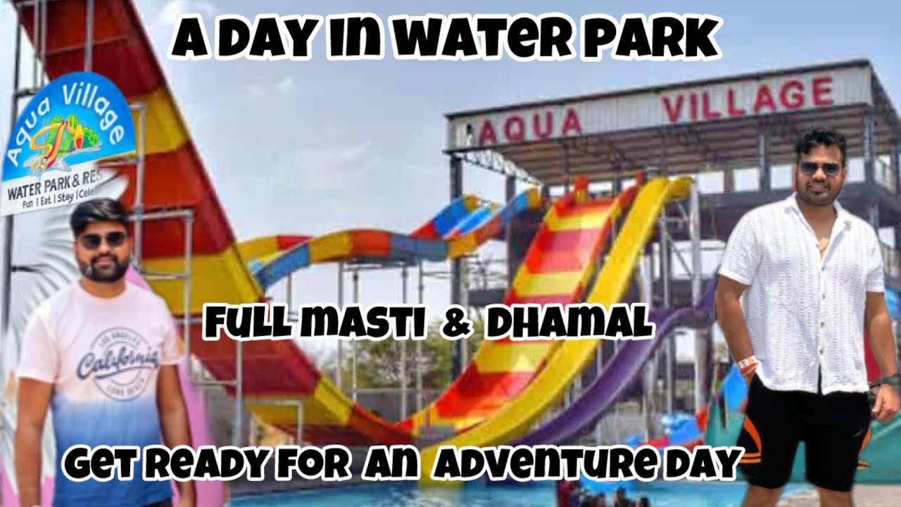 Aqua Village Water Park Rajnandgaon 2024 | Chhattisgarh Yatra | Adventure Park | Umish vlog
