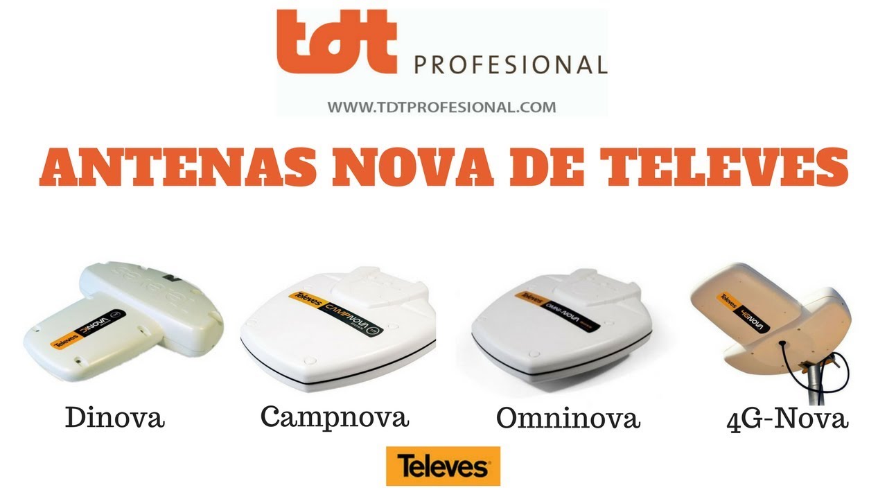 Antenas para caravana de Televes - Dinova / Campnova / Omninova - TDTprofesional