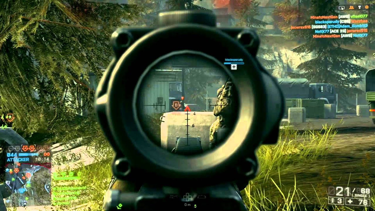 Battlefield 4 (PS4) - Final Stand Rush + DMR w/ Target Detector = BEAST! (BF4 Gameplay)
