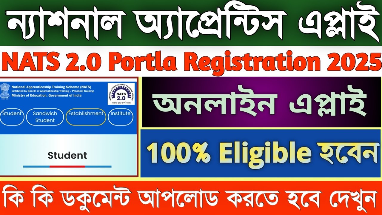 National Apprenticeship and Training Scheme (Nats 2.0) Portal।How Apply Apprentice Training in NATS