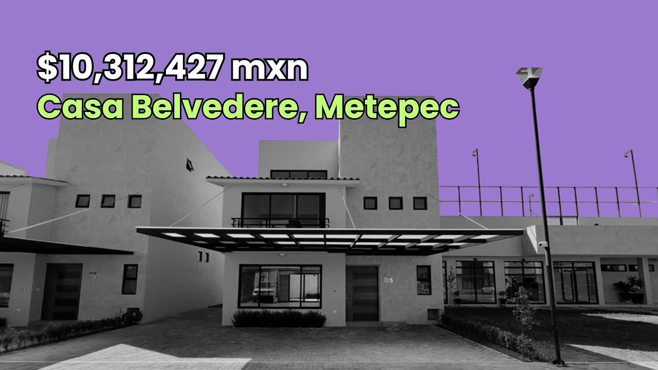 Casa Belvedere en Venta $10,312,427 mxn en Metepec 
