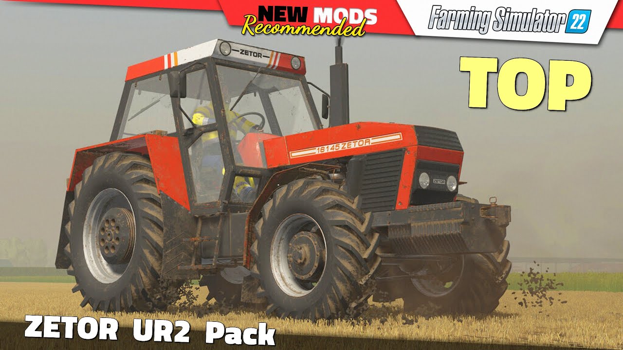 FS22 | ZETOR UR2 Pack [UPDATE] - Farming Simulator 22 Mods Review 2K60
