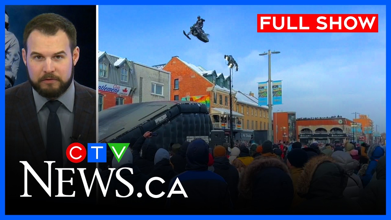 Snowmobile stunts transform ByWard Market | CTV News Ottawa at 11:30 for Saturday, February 8, 2026