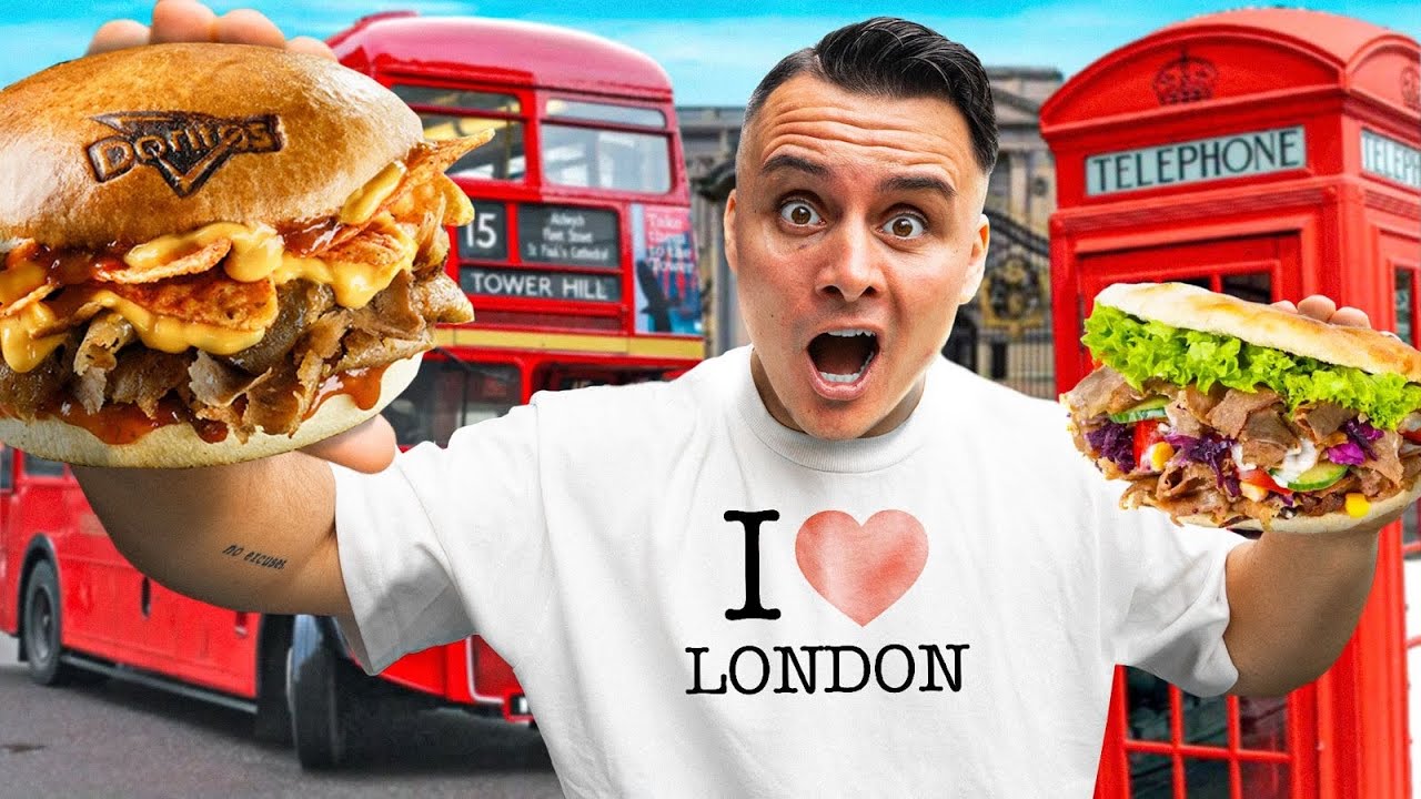 1 Tag NUR Döner essen in GROSSBRITANNIEN 🥙🇬🇧 I Dönerthon Zusatzfolge