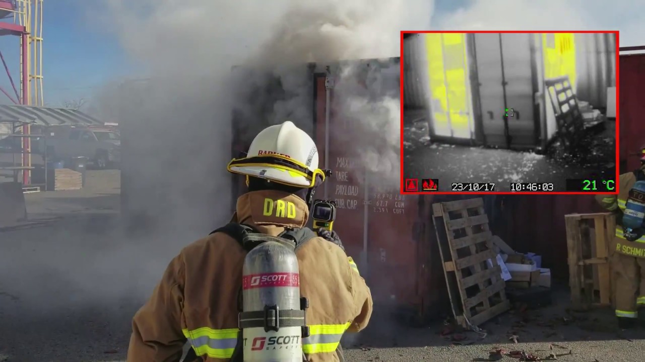DSPA 5 Demo - Dry Sprinkler Powder Aerosol Fire Suppression System Test