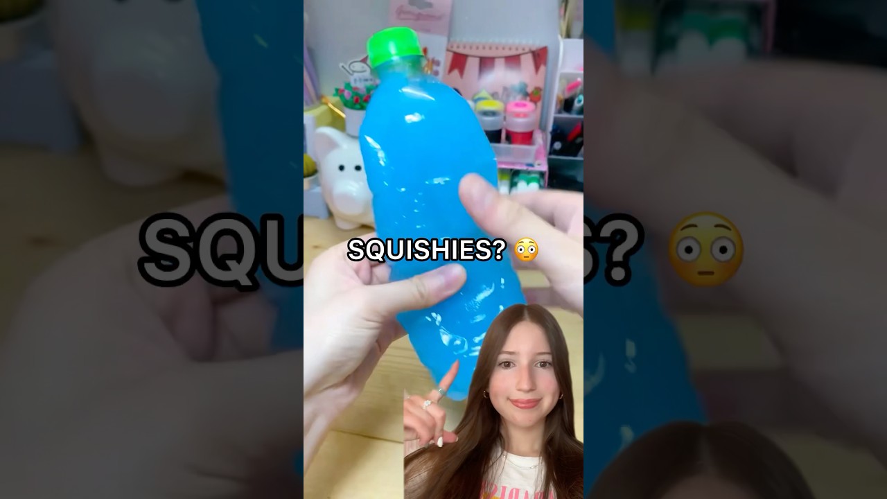 I Made a CRUNCHY WATER BOTTE SQUISHY! 😱🥤🫧  *satisfying squishy asmr*