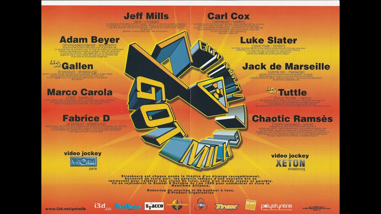 Carl Cox @Got Milk Strasbourg 1999