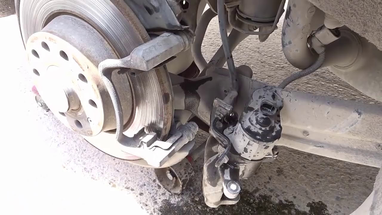 Frein de stationnement  bloque vw passat  -  مشكل فرامل يد لا تعمل - AUDI@mecaniquemoktartunsie