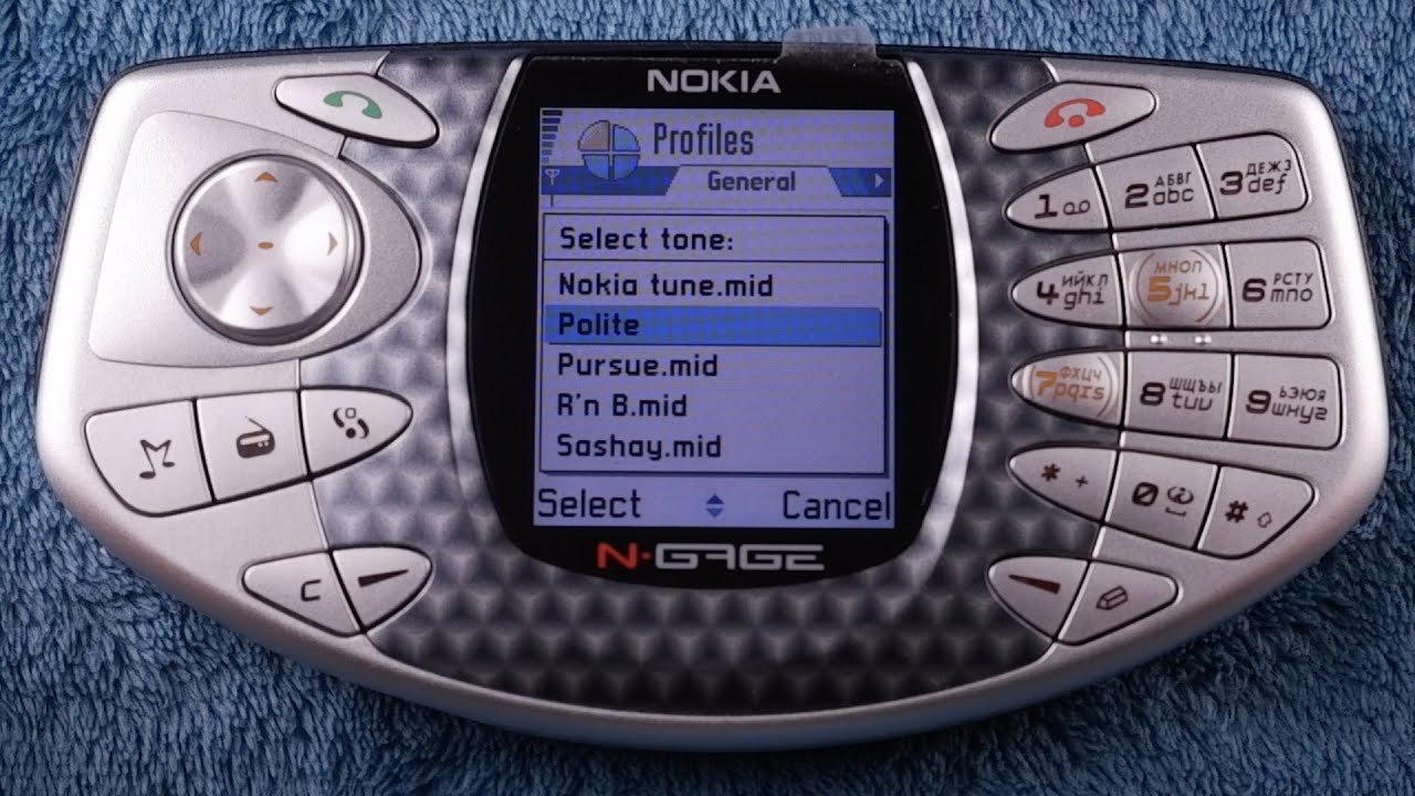 Nokia N-GAGE all original ringtones