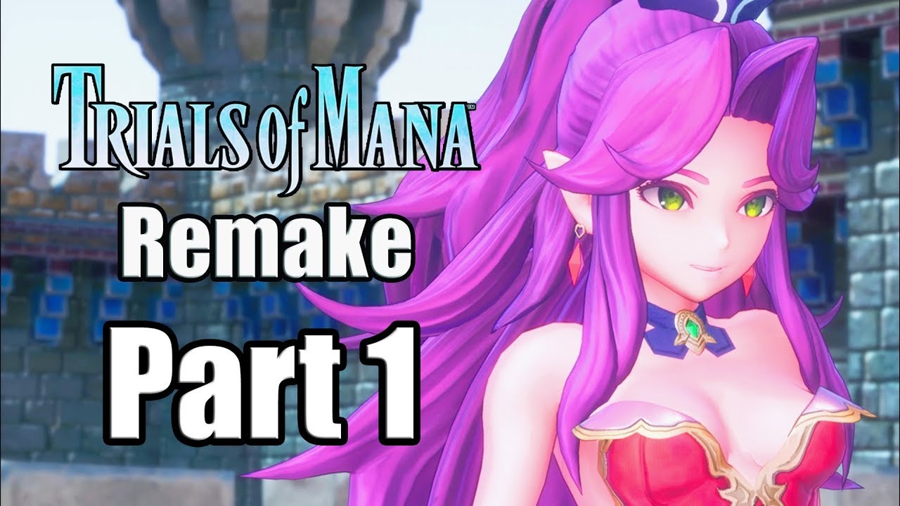 TRIALS OF MANA REMAKE DEMO (2020) Gameplay Walkthrough Part 1 - Duran & Angela [PS4 Pro]