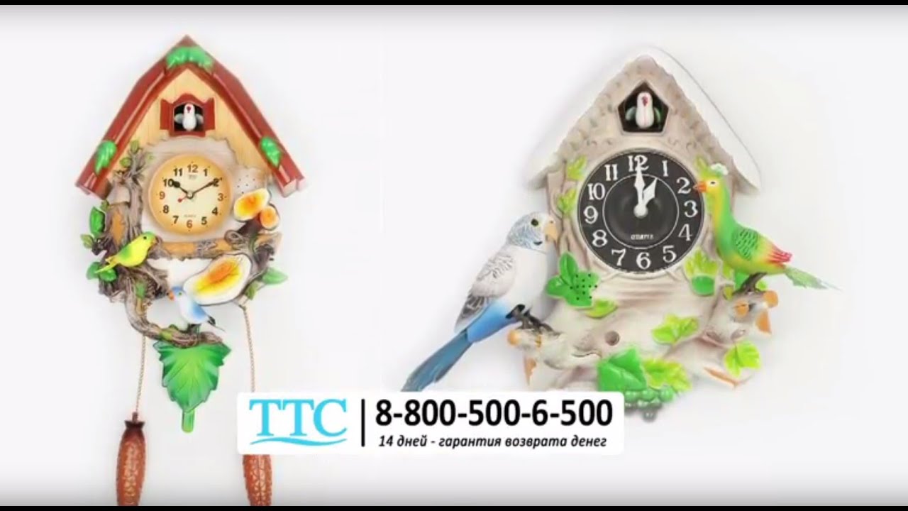 Часы c кукушкой «Поющий сад». ttstv.ru