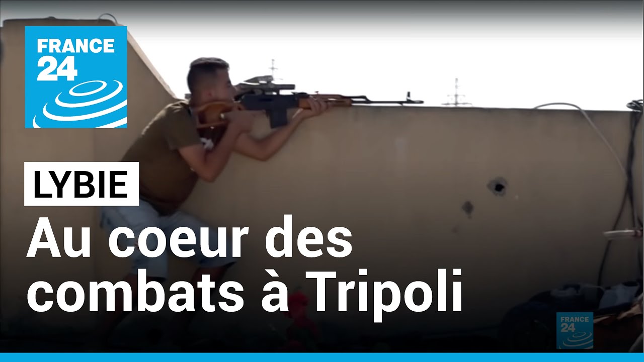 Au cœur des combats pour Tripoli avec une milice de Misrata • FRANCE 24