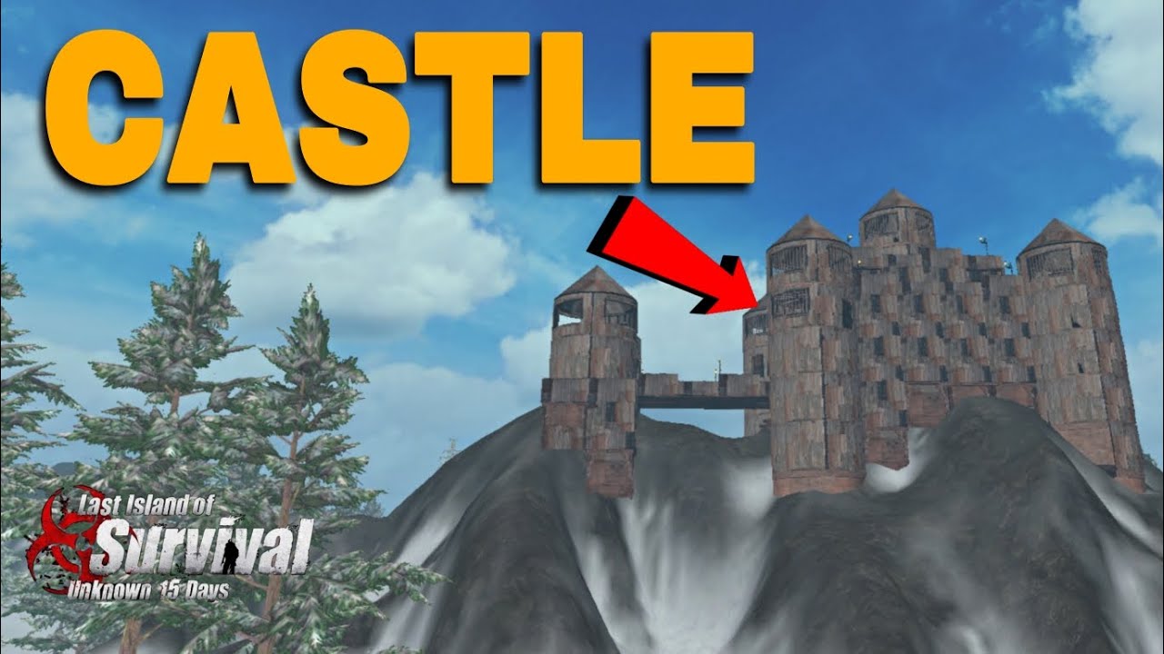 I built the greatest solo castle in Last Island of Survival