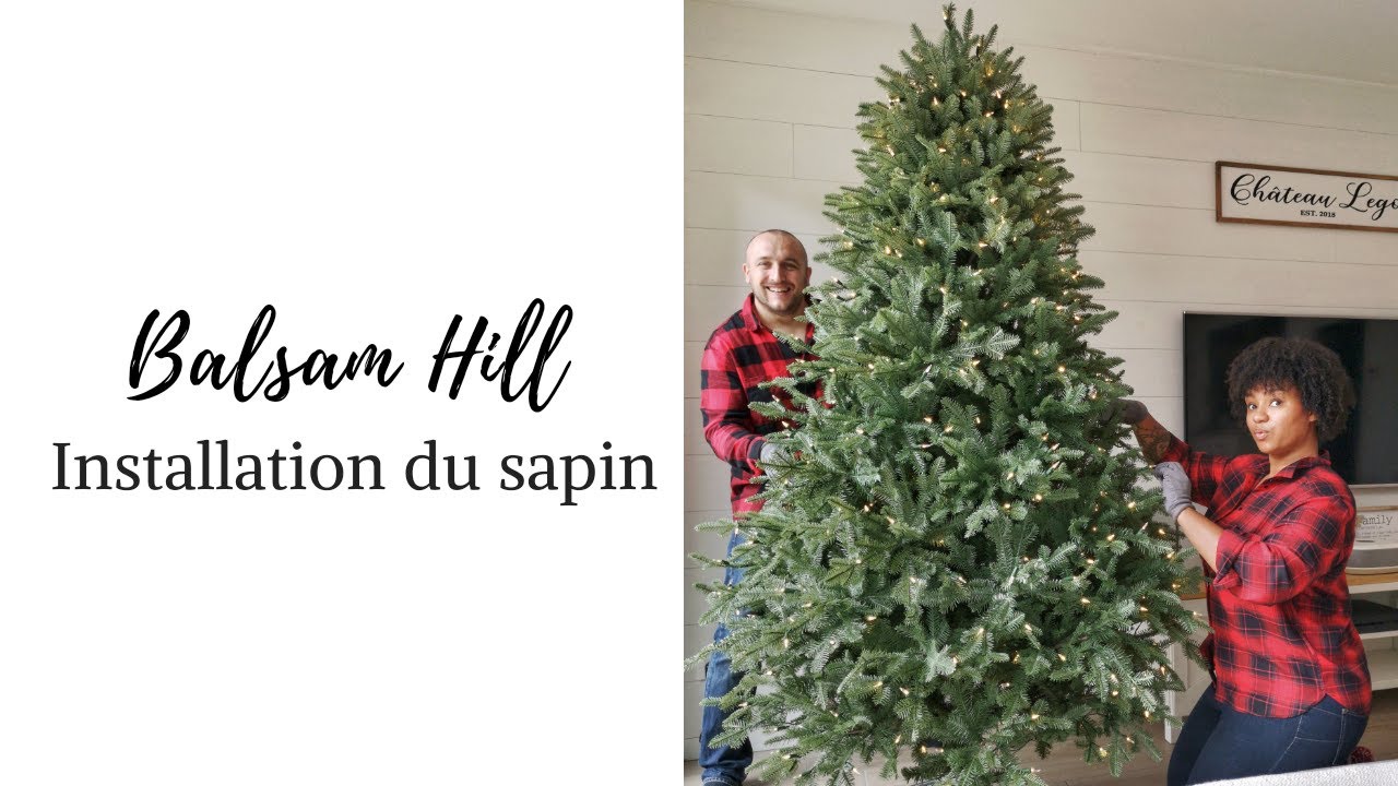 SAPIN BALSAM HILL | Montage du meilleur sapin de Noël artificiel avec guirlande LED intégrée 🎄