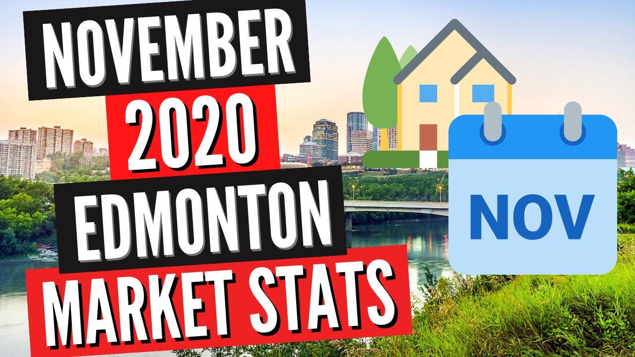 Edmonton Housing Market Update⎜November 2020 Edmonton And Area Real Estate Market
