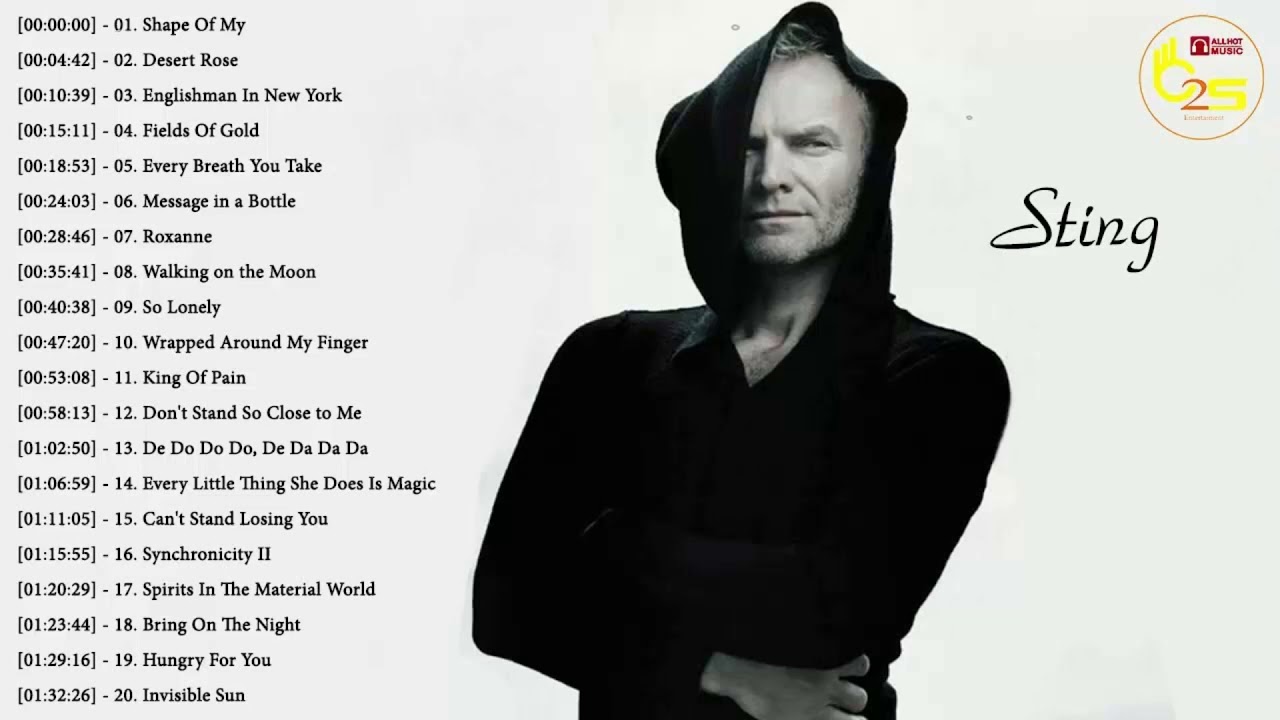 Sting Greatest Hits Full Album Live - Sting Best Songs 2021