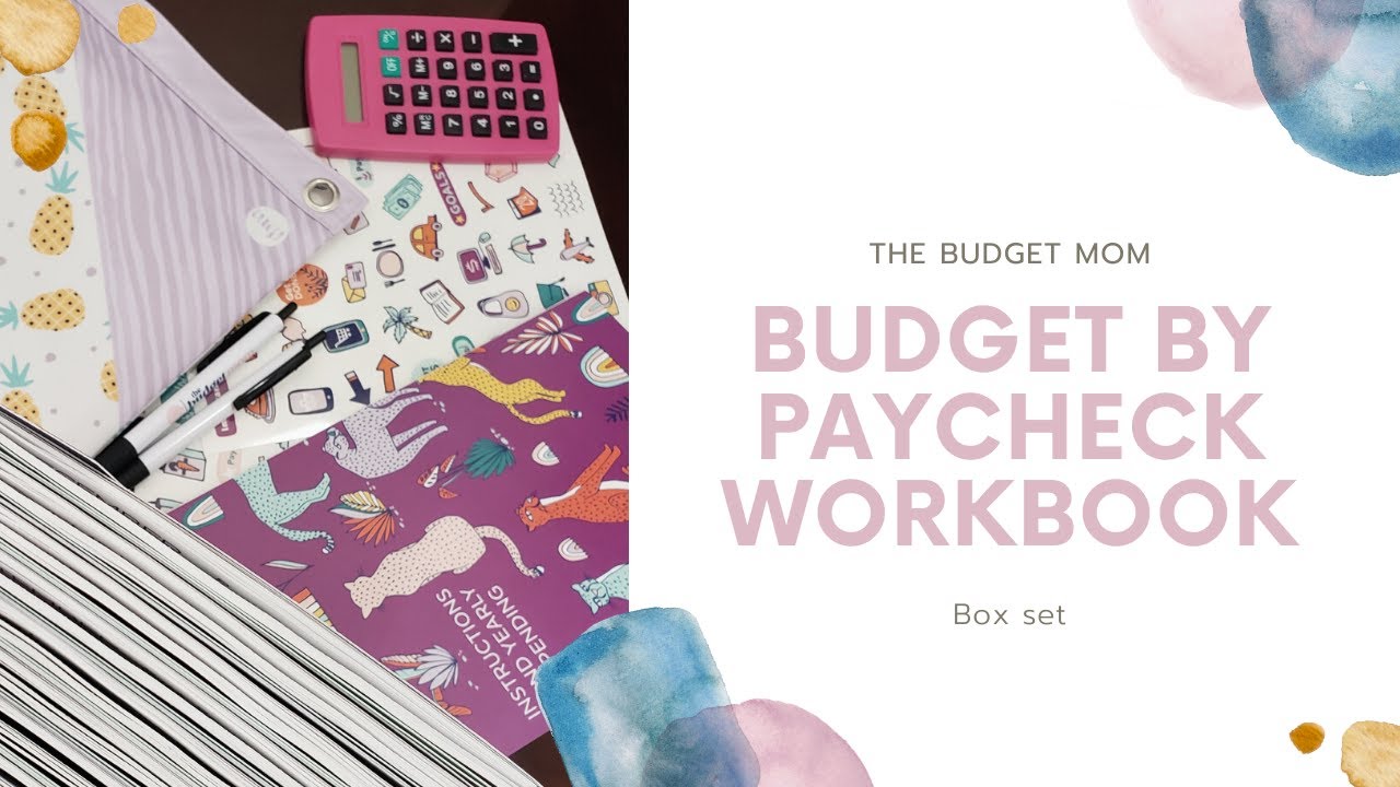 Budget with me/Unboxing the budget by paycheck workbook/The budget mom box set