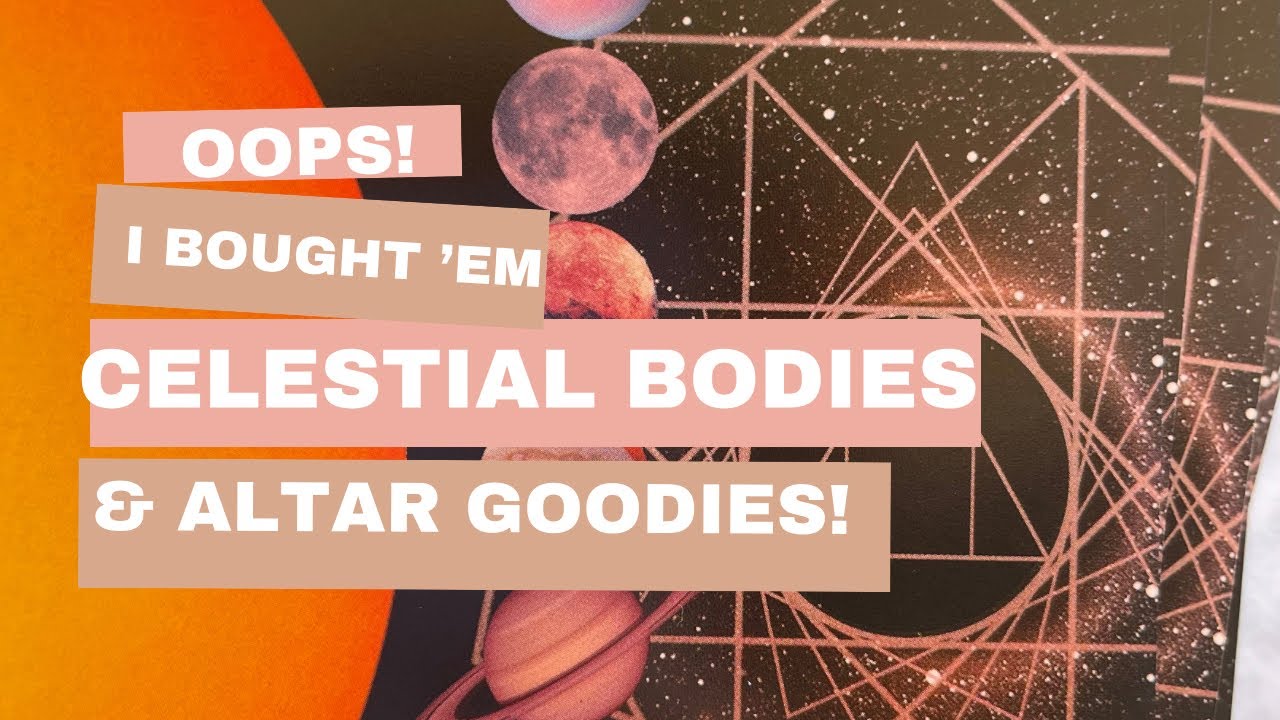 CELESTIAL BODIES astrology and numerology deck & a few other goodies | Unboxing & first impressions
