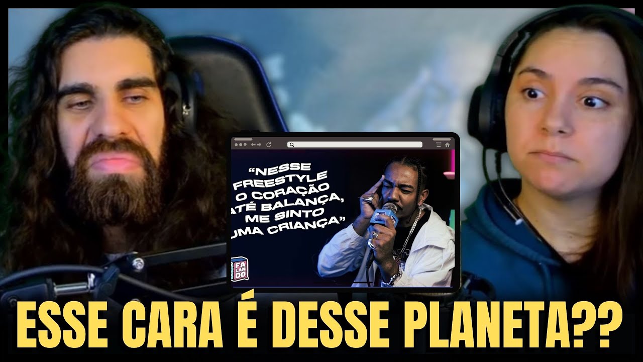 CESAR MC FAZ FREE EMOCIONANTE NO BOOMBAP E NO TRAP - React Lucas Meira feat Carol