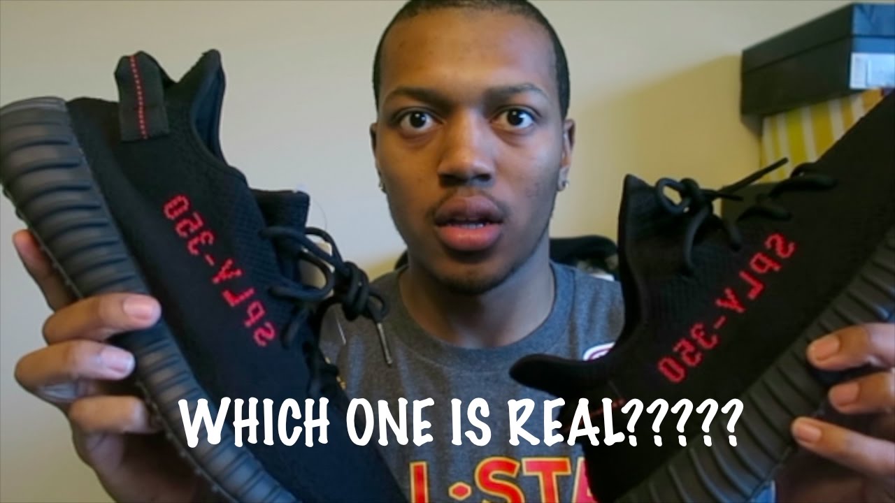 Yeezy 350 V2 Bred FAKE VS REAL!! HARDEST FAKE V2 TO SPOT?