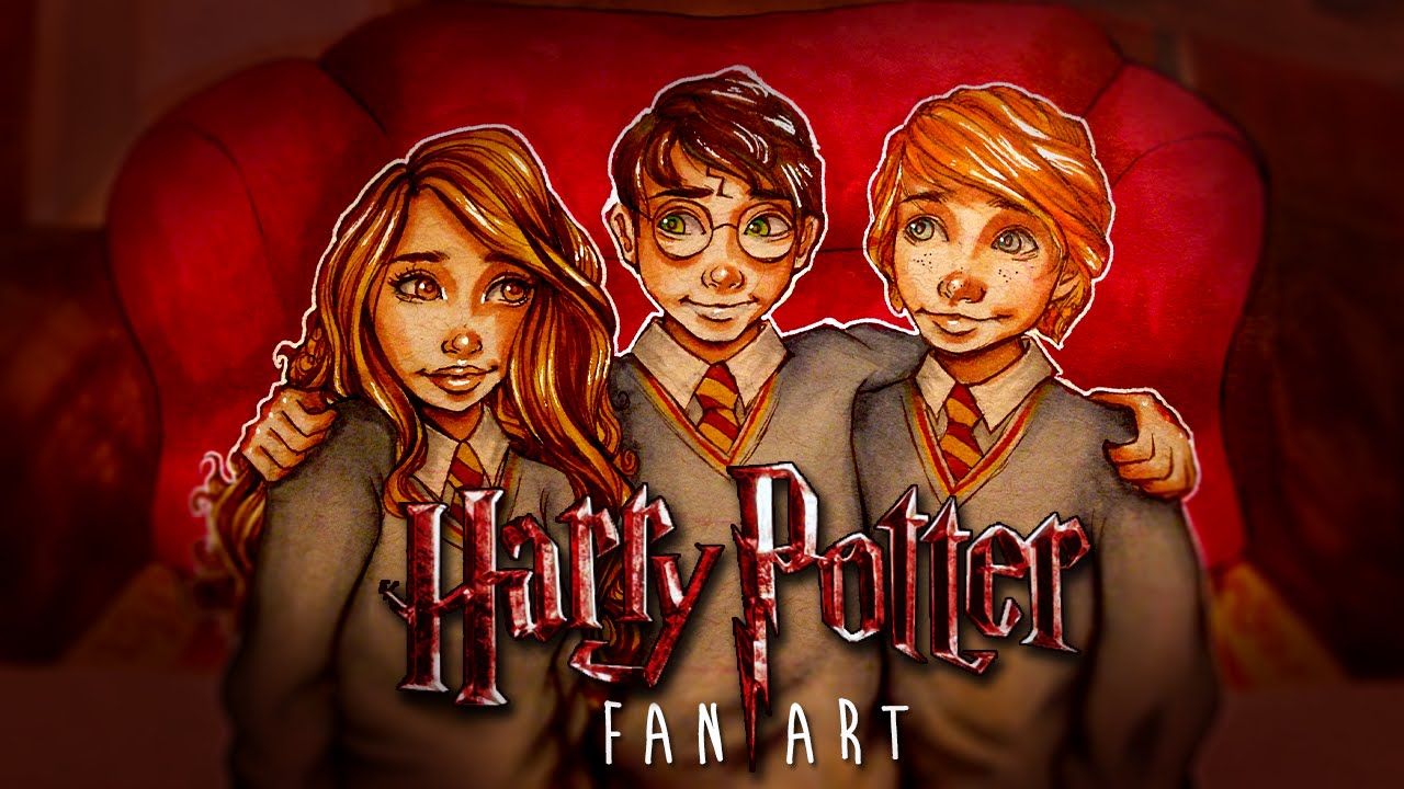 HARRY POTTER FANART | Suggested Video | Jenna Drawing