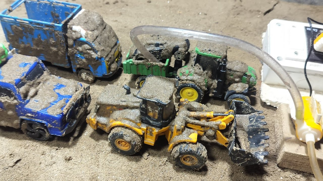 How To Make Water pump tractor with washing video |diy tractor science project_42@MiniTractor100 