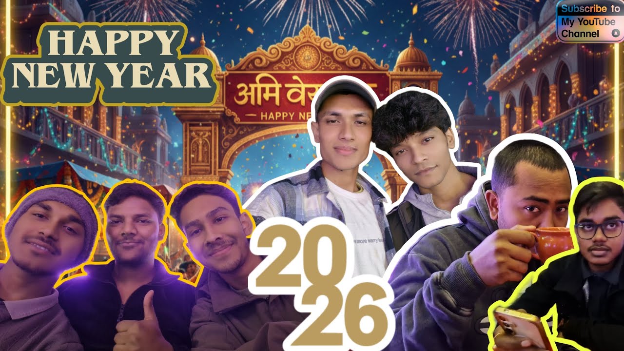 HAPPY NEW YEAR PARTY IN CAFEY ||VLOG || OUR FIRST VLOG ...!
