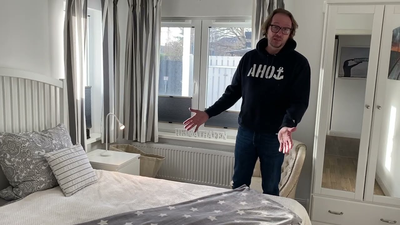 Luett Hus Haffkrug Room-Tour 5; Das Schlafzimmer #FerienhausHaffkrug#Haffkrug#OstseeFerienhaus