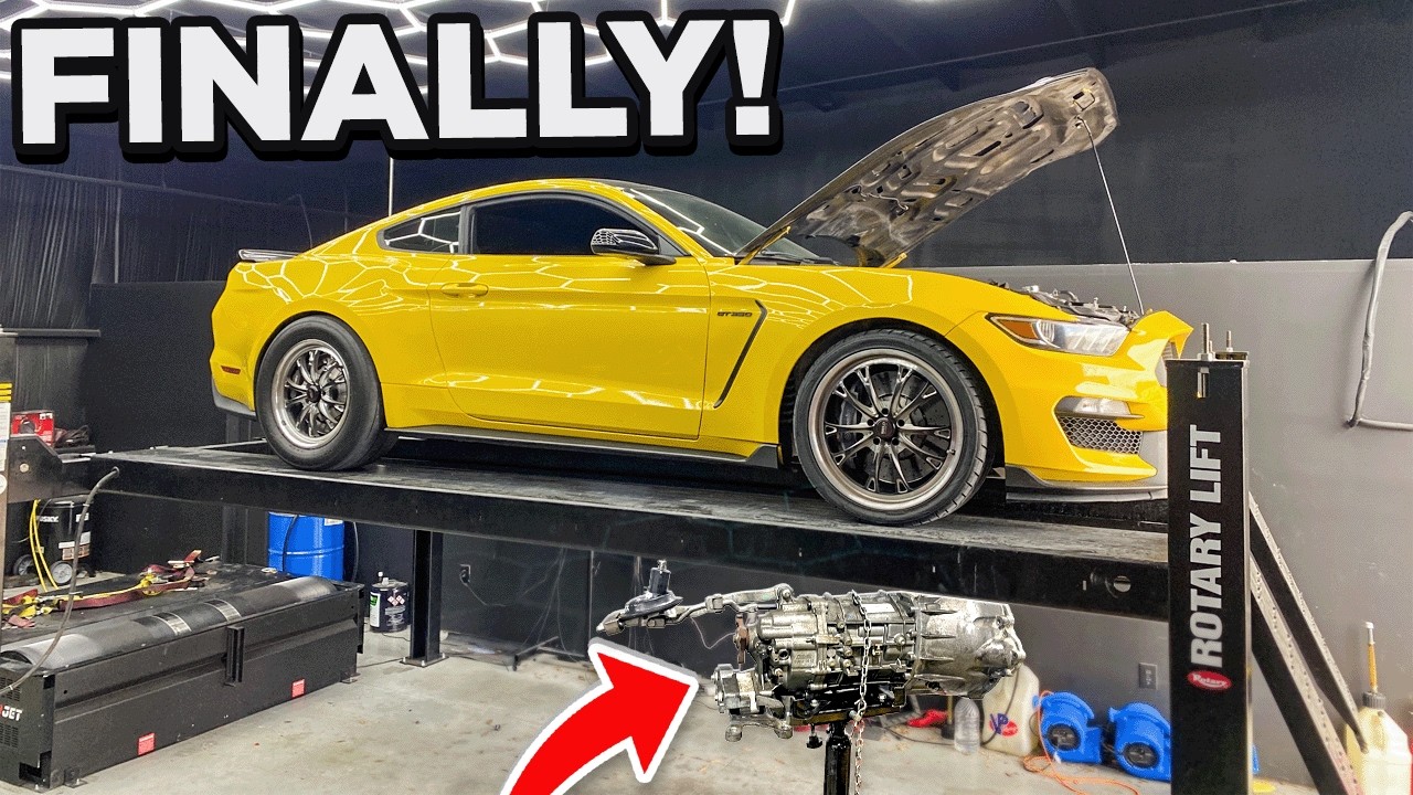 ПОРА!! Устанавливаю *НОВУЮ* коробку передач в свой Shelby GT350!!