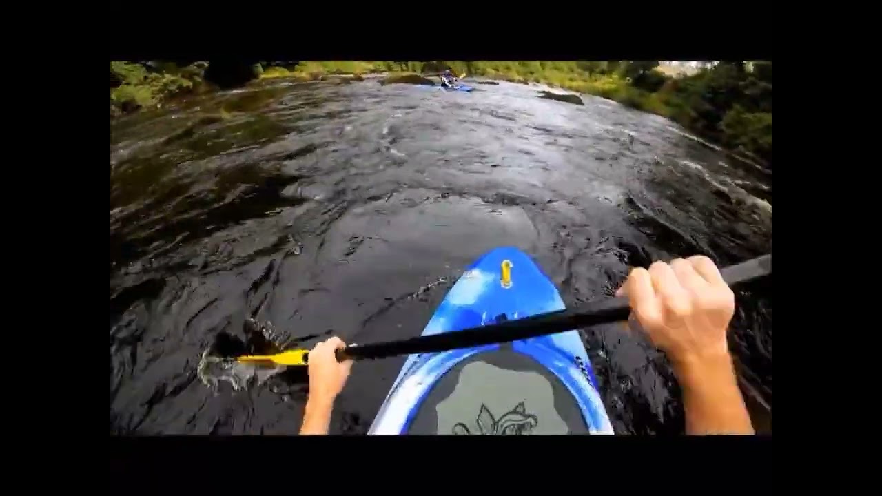 First time kayaking the north Tyne white water section , Chollerford to warden
