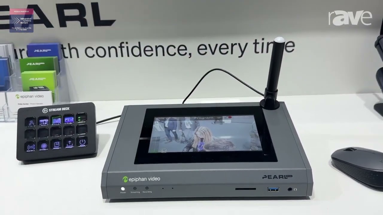 ISE 2025: Epiphan Video Demos Pearl Mini, Compact 3-Channel Encoder for Video Capture and Streaming