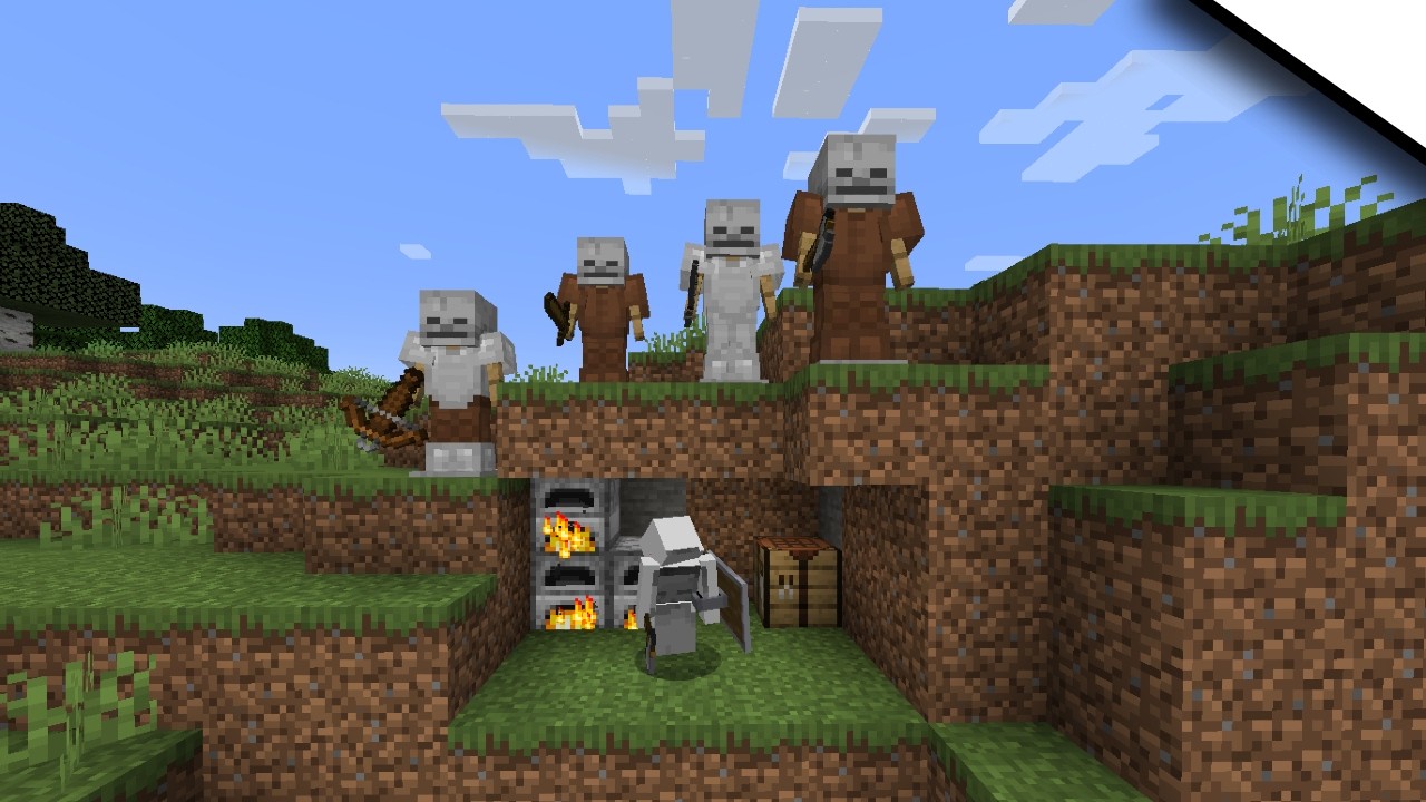 Minecraft Survivalist vs 4 AI Hitmen