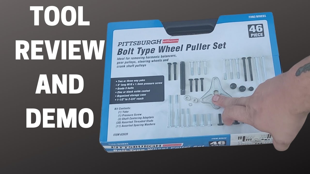 Review and How-to use A bolt type wheel puller set.