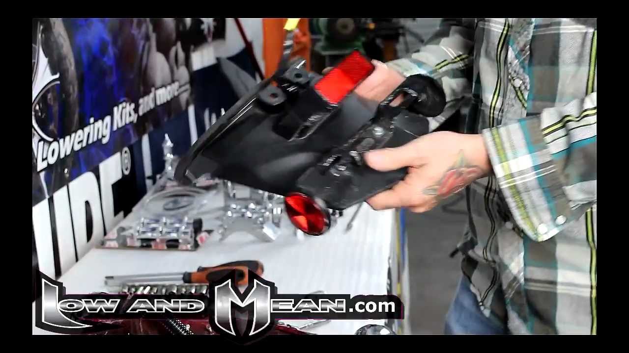 V Star 950 Rear Light Install by Low and Mean